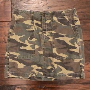 Camo skirt